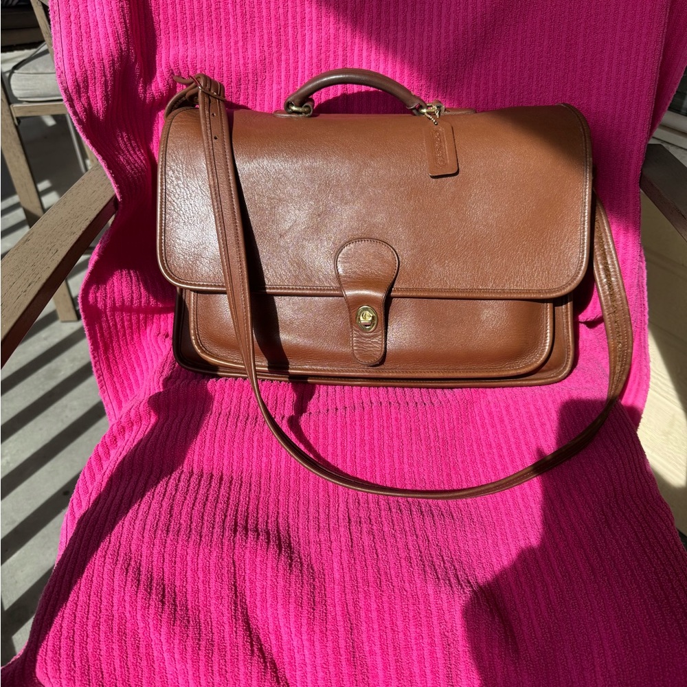 Coach Vintage Metropolitan Briefcase 5180 British Tan